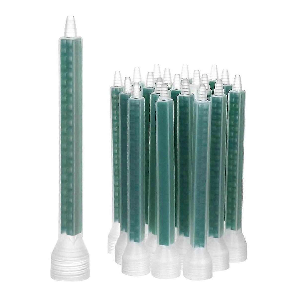 24 Element Epoxy Mixing Nozzle, Static Mixing Nozzle Tip compatible with Adhesive Cartridges 20pcs