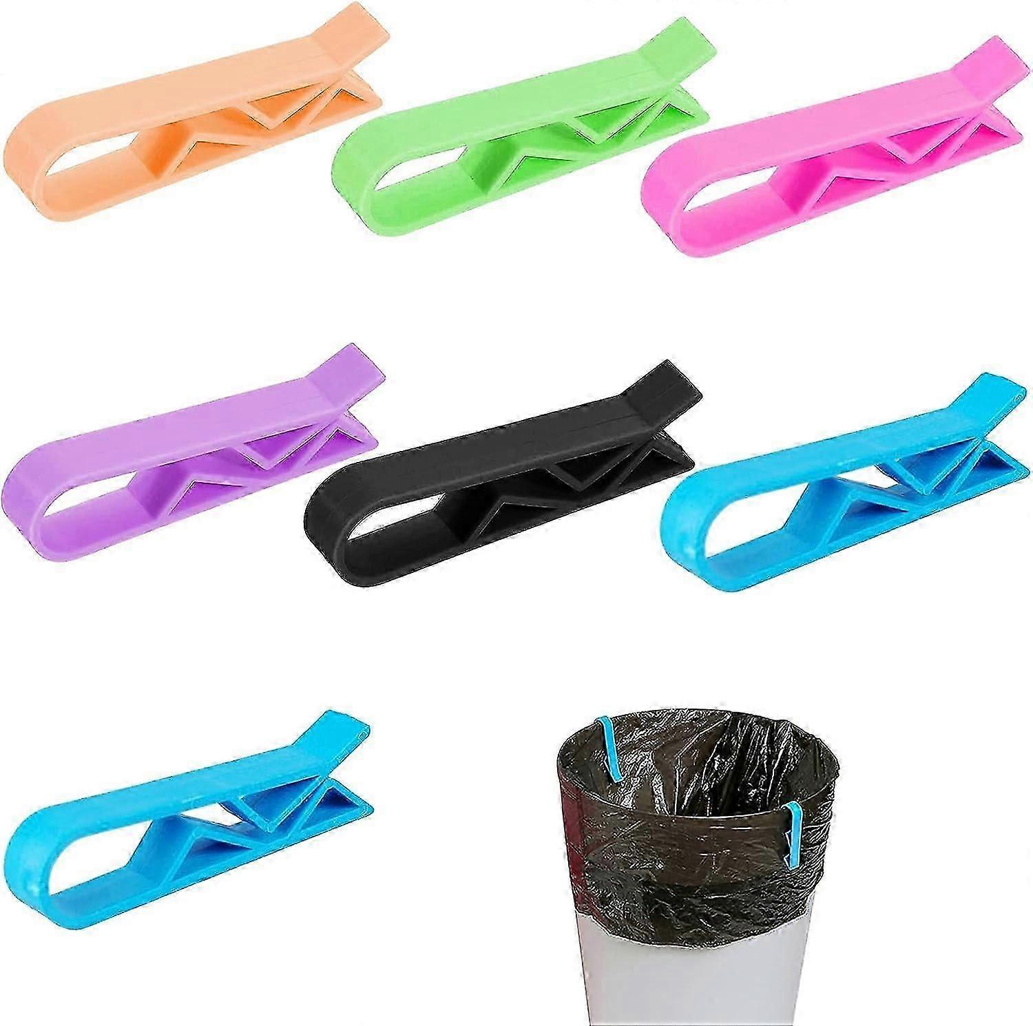 Trash Bag Clips, Plastic, 20 Pieces, Multi-Function Kitchen Holders