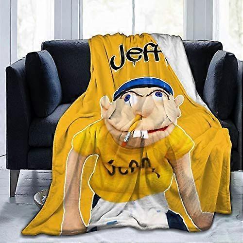 Ultra-Soft Micro Fleece Blanket, SML-Jeffy Blanket For Adults And Children, 50x40 Inches, Black