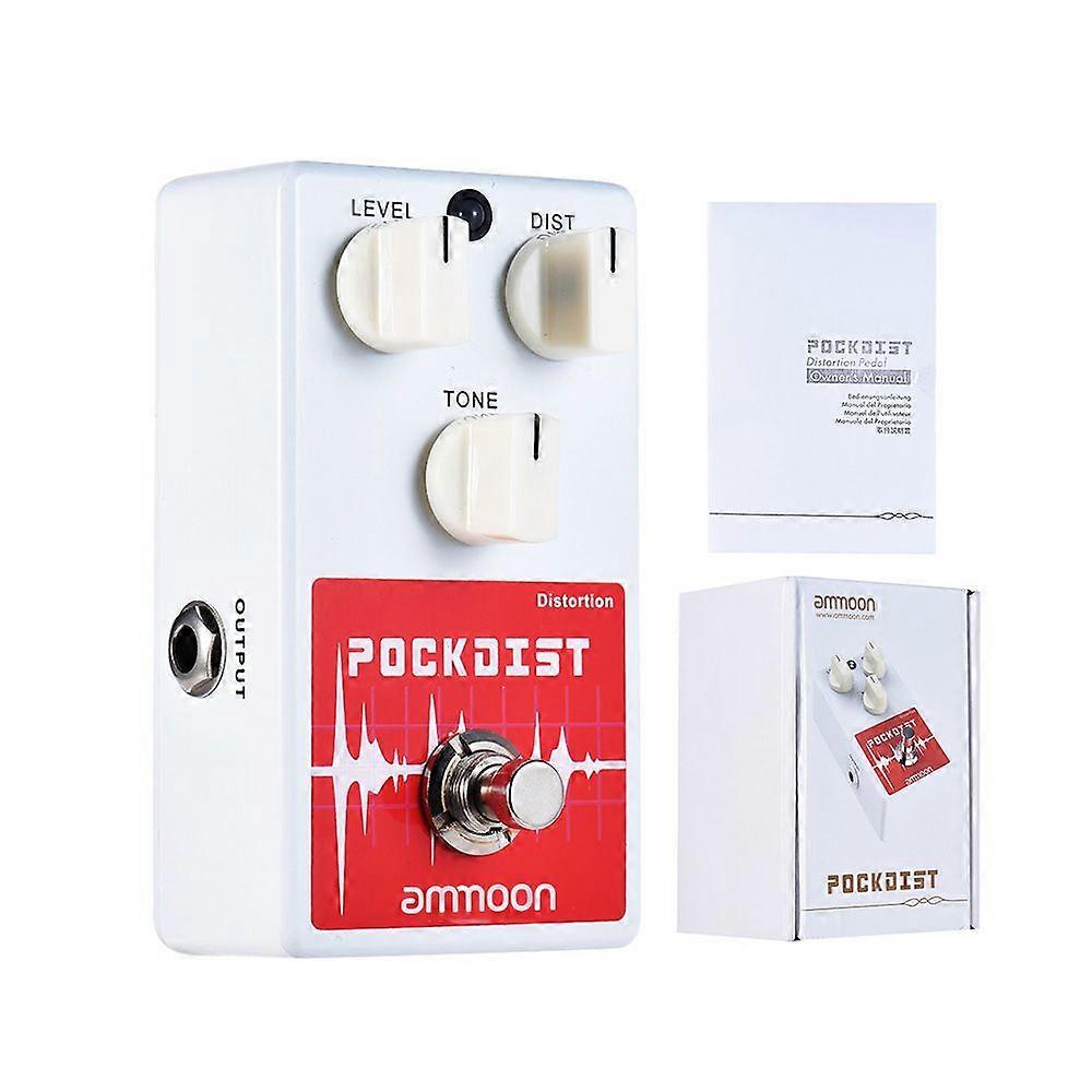ammoon POCKDIST Classic Distortion Guitar Effect Pedal Full Metal Shell True Bypass