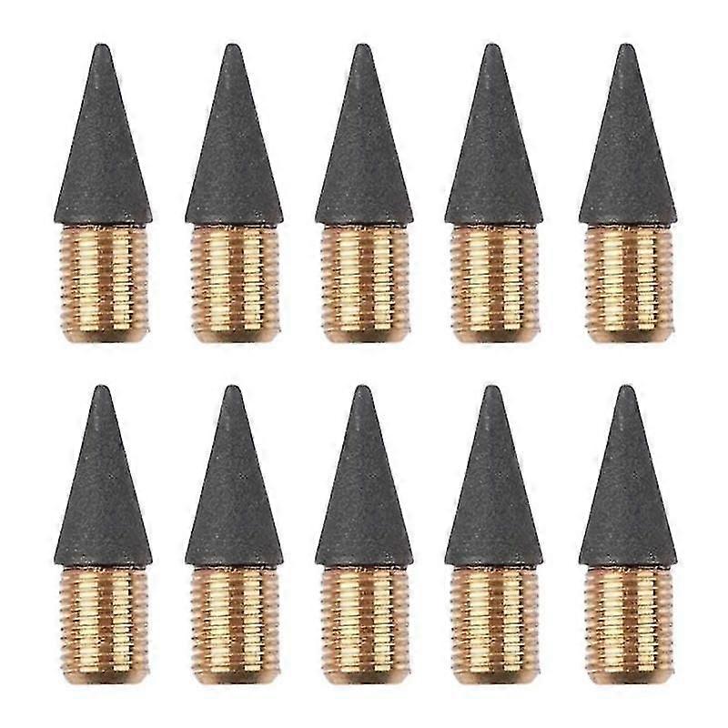 10Pcs Pencil Nib Erasable Replaceable Everlasting Refillable Detachable Smooth Writing Graphite Inkl