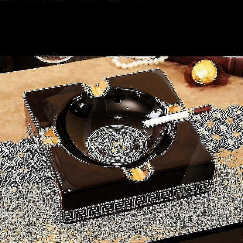 Ashtray Square Ceramic Cigar Ashtray