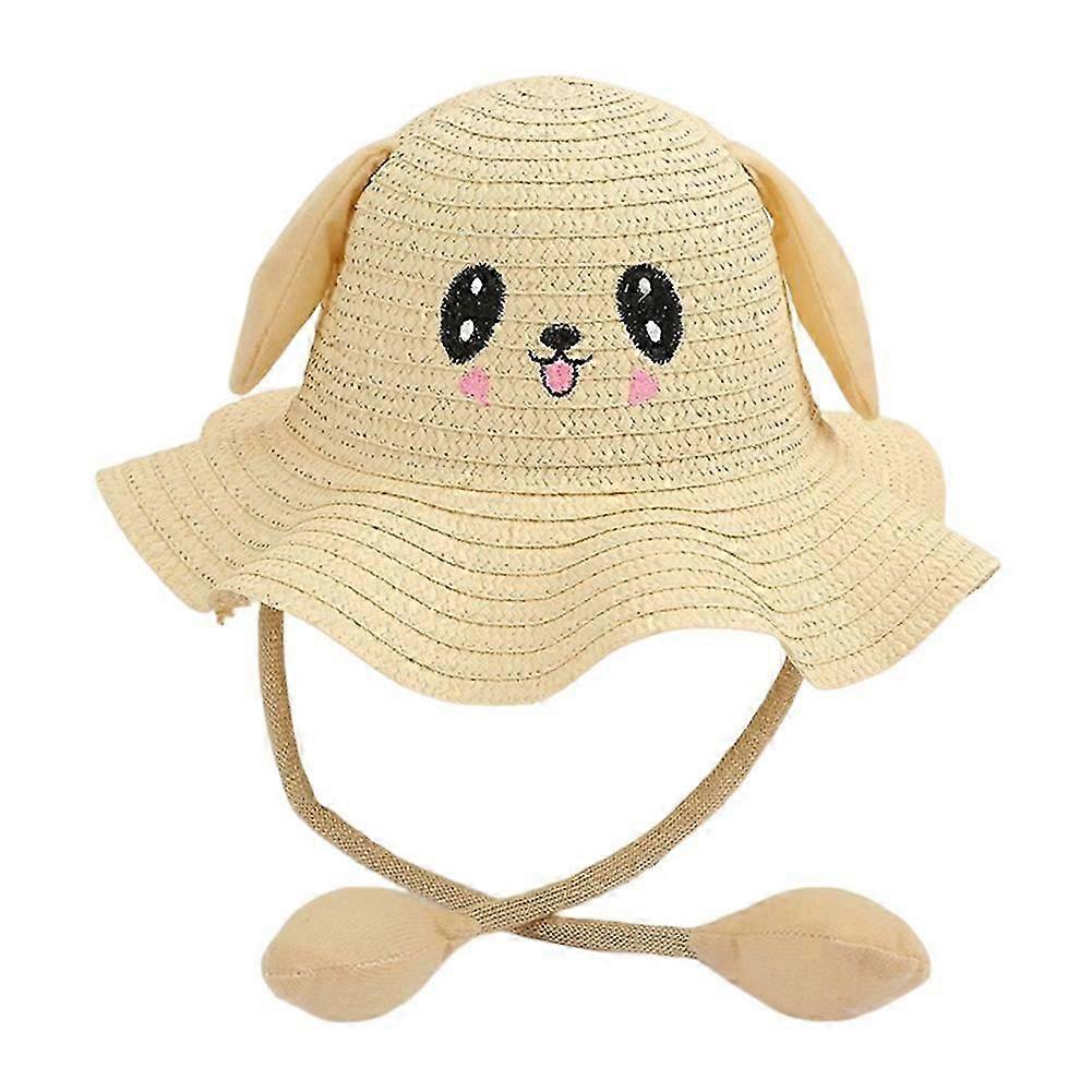 آذان الكرتون تتحرك قبعة الشمس قبعة حماية قابلة للطي من أشعة الشمس للأطفال الأولاد والبنات