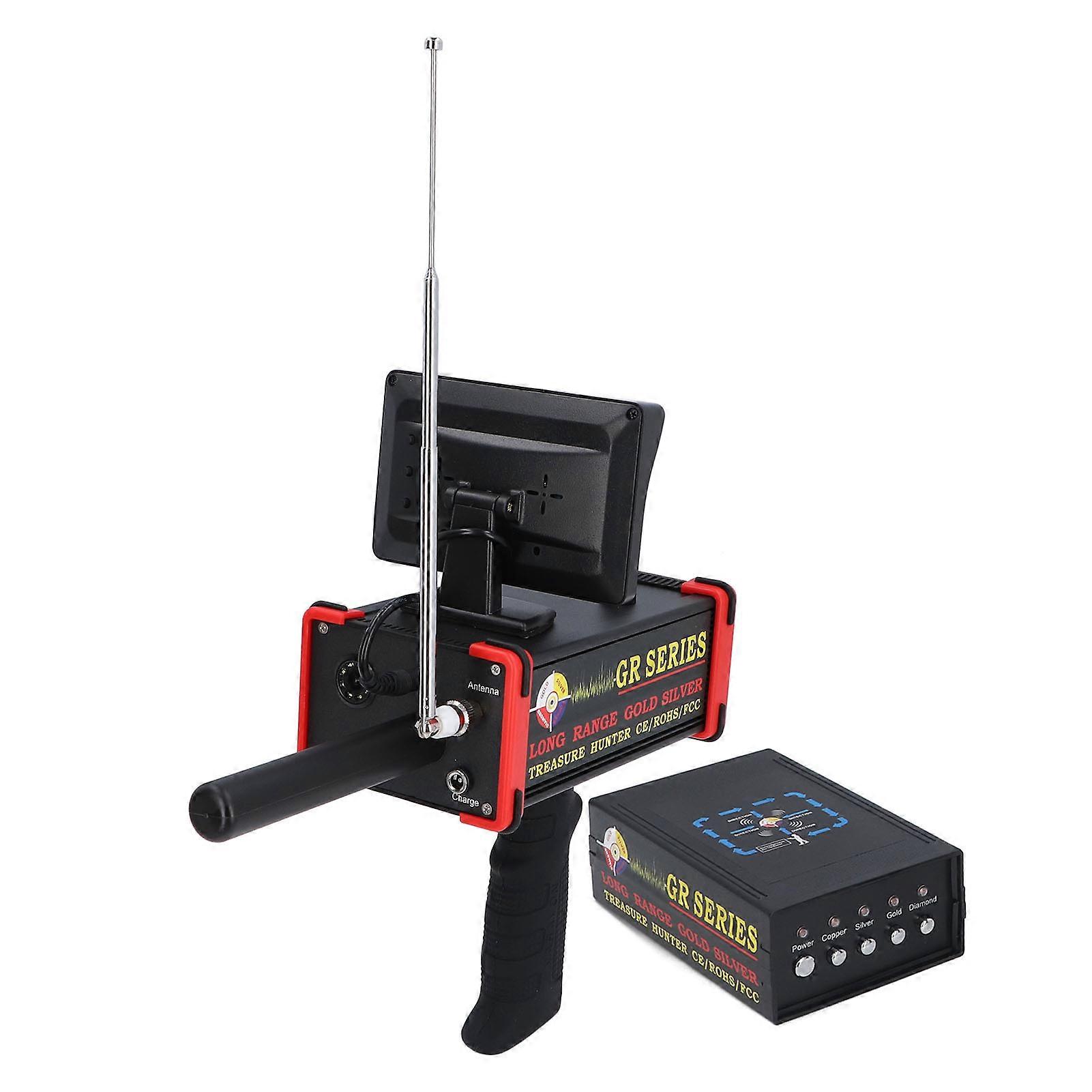 Underground Metal Detector 1000m Range 35m Depth with LED Light