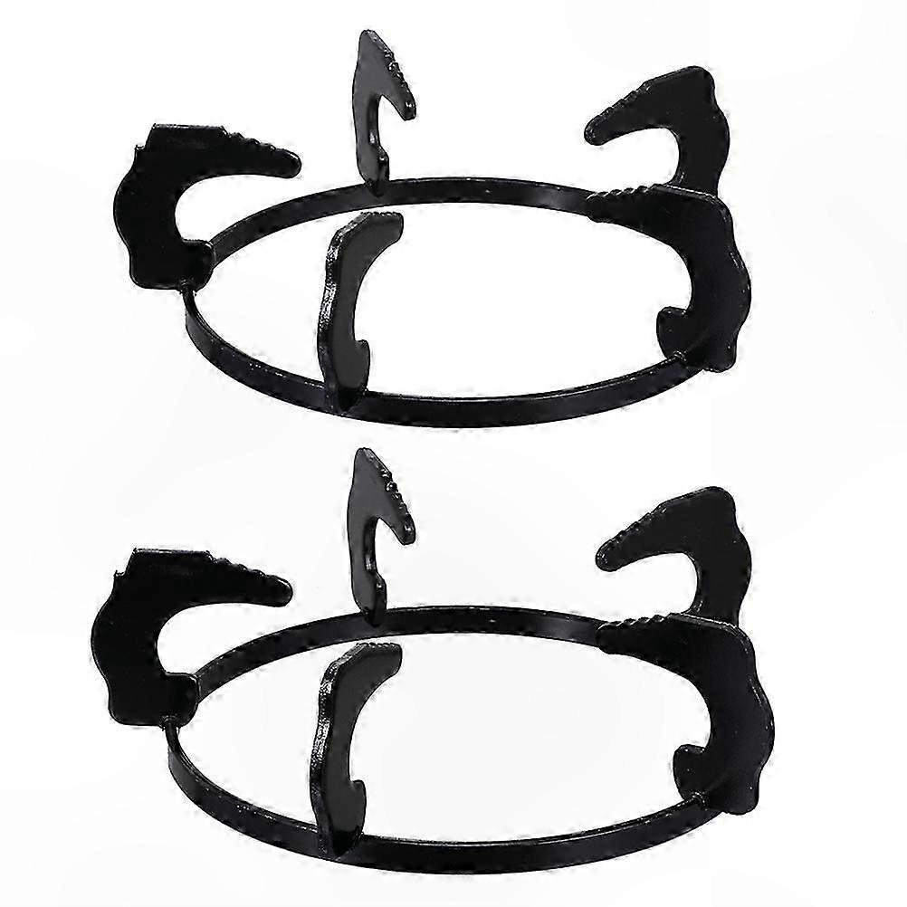 2 Pieces Wok Ring Stove Adapter for Gas Cooktops & Range Trivets Support Stands