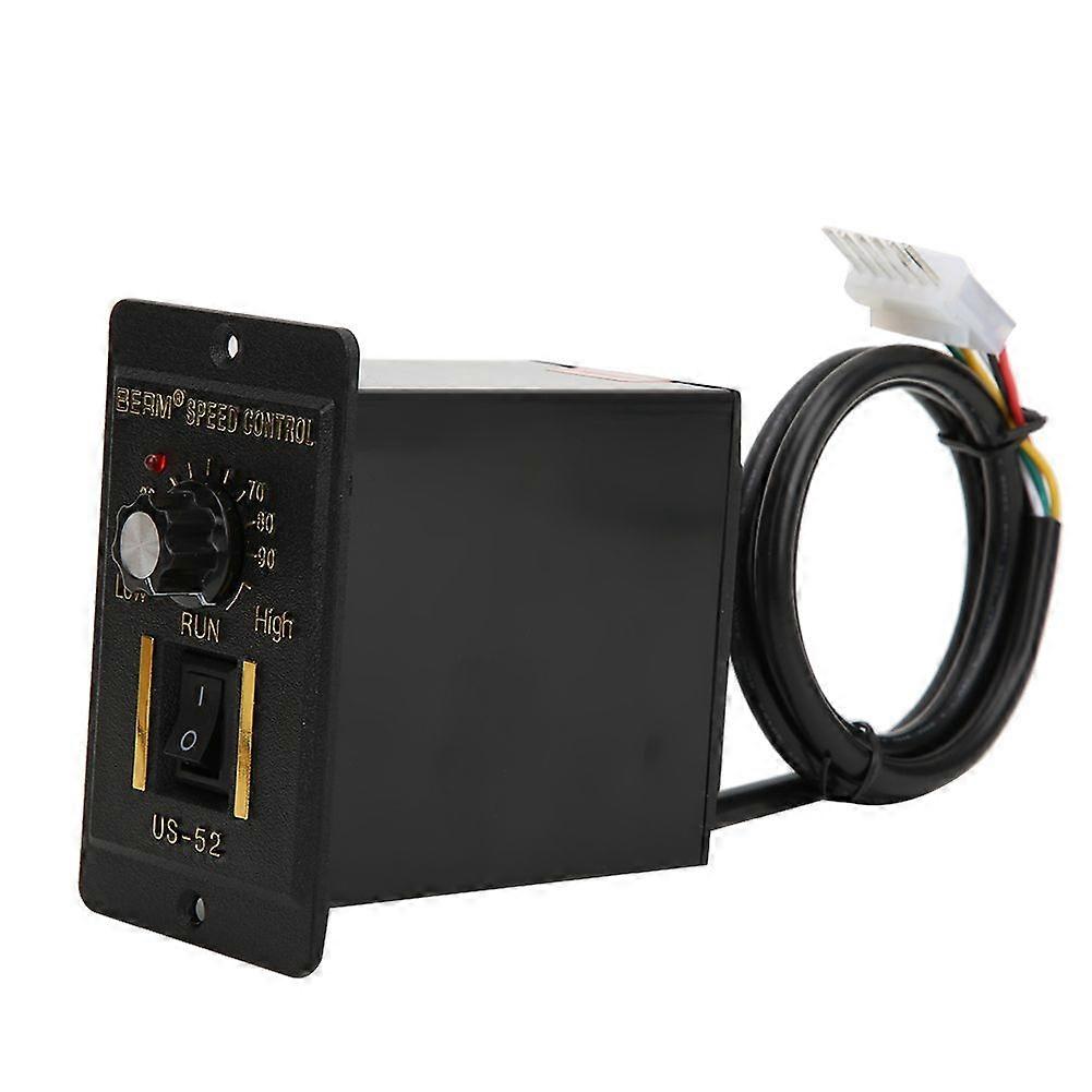 BERM Motor Speed Regulator with Potentiometer Threaded Knob 3.96 Interface AC220V 50/60Hz120W