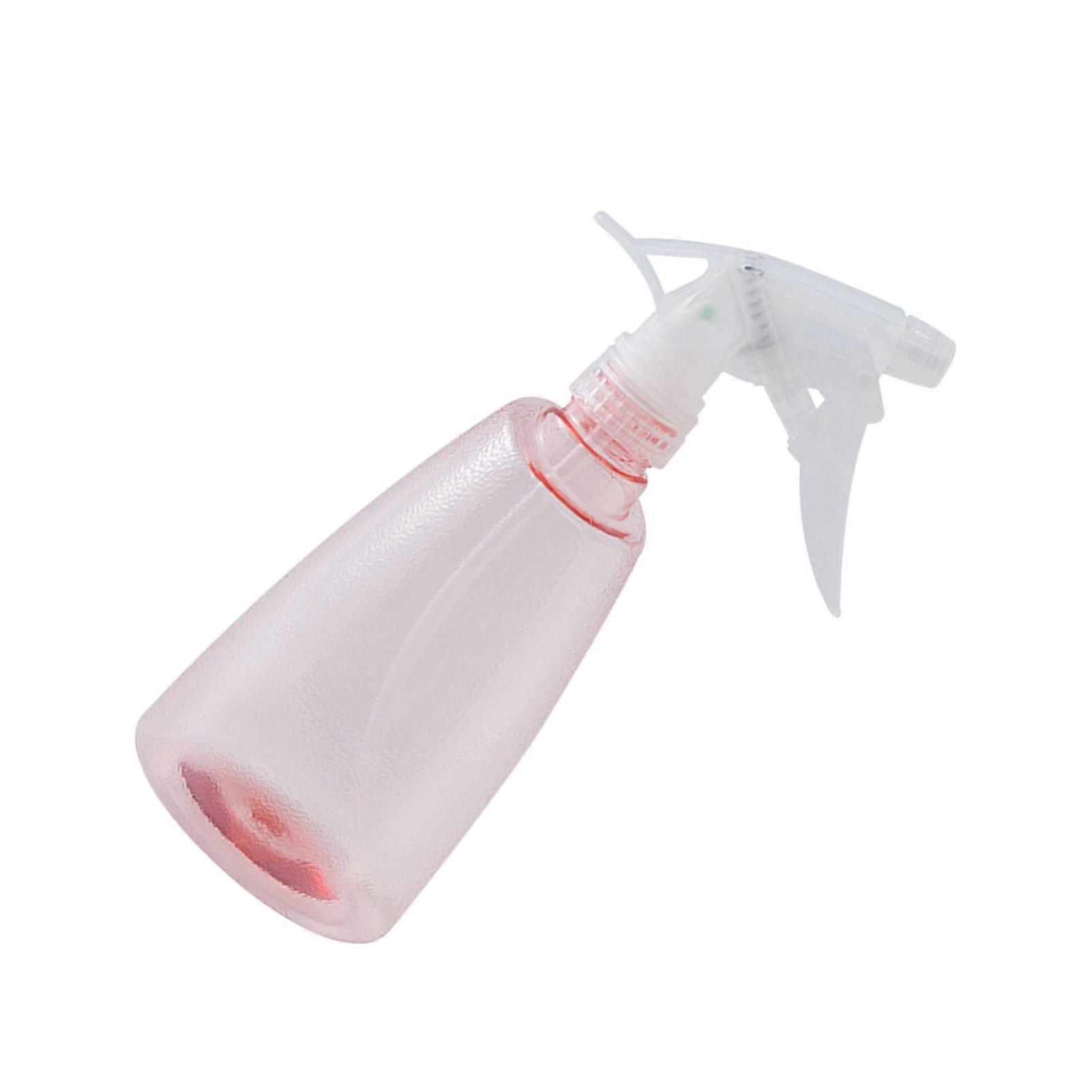 500ml Pink Portable Plastic Spray Bottle Adjustable Nozzle