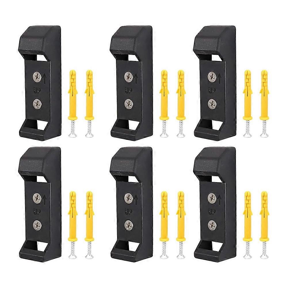 6 Pcs Fishing Reel Holder Wall Display Stand
