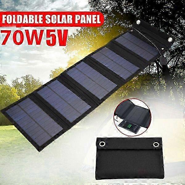2025 70W USB foldable solar panel