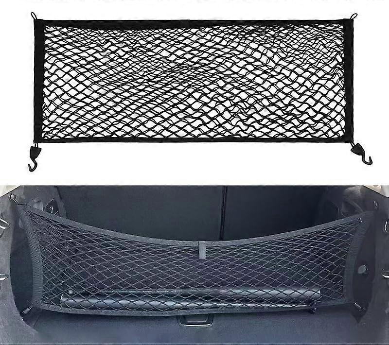 Car Boot Net For Toyota Yaris Cross , DoubleLayer Elastic Cargo Net, Luggage Protection Net, 90 X 30 Cm
