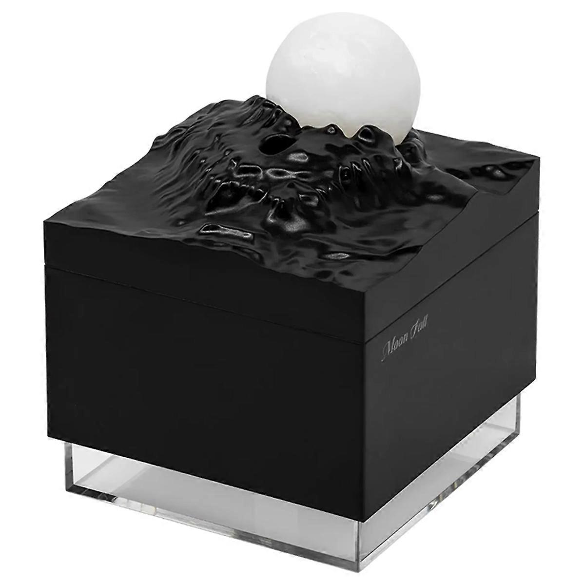 Aroma Diffuser Cool Mist Humidifier LED Moon Lamp Essential Oil Aroma Diffuser and Night Light Black