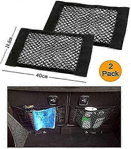 Trunk Storage Net, [2 Pack] Car Storage Net - Bottles, Groceries, Storage Add on Organizers for Car