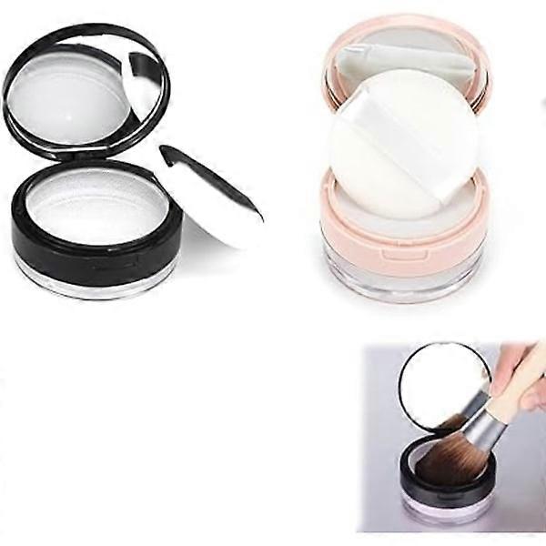 2 makeup jars, beautiful and practical, small and portable
