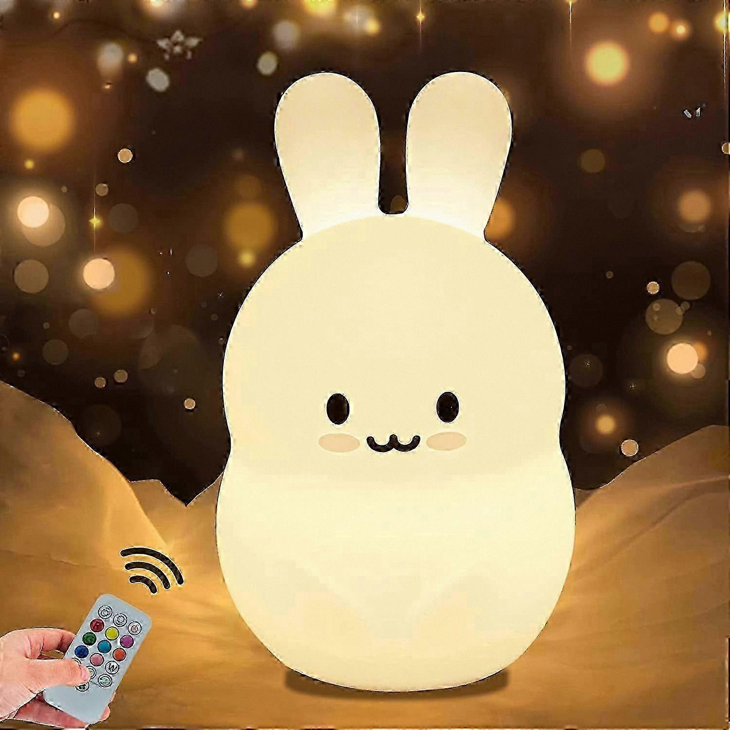 Medium Rabbit Night Light with Christmas LED Illumination