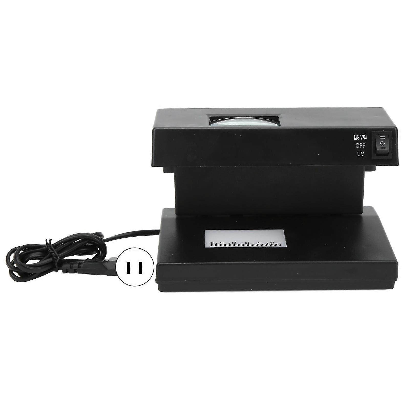 Counterfeit Bill Detector UV Light Money Checker 110V US Plug, Simple Convenient Practical Sturdy Durable Efficient Currency Detector
