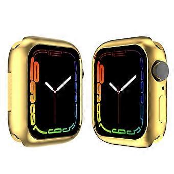 Dustproof Electroplating TPU Protective Watch Frame Case for Apple Watch Series 9/8/7 45mm