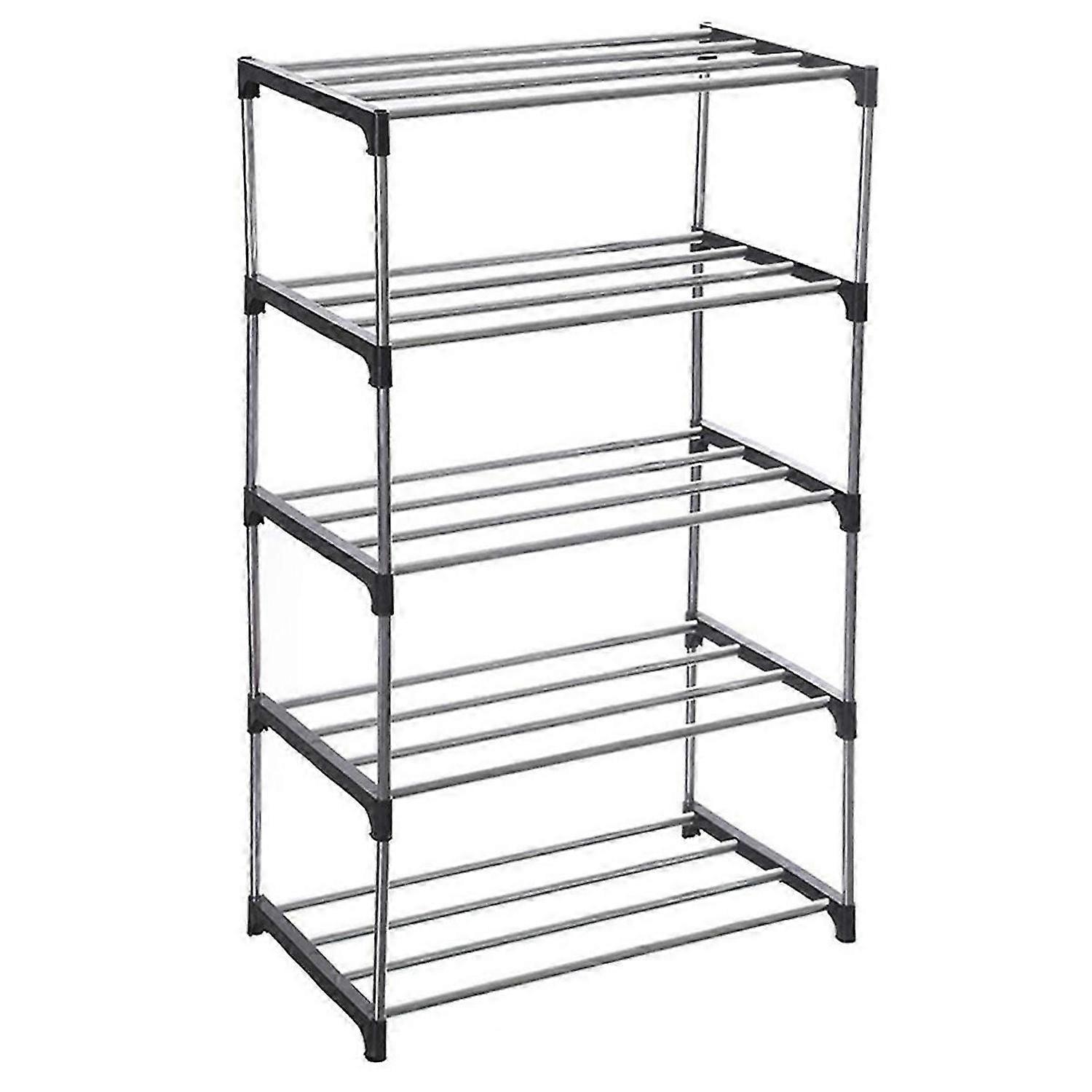 Stackable Small Shoe Rack, Saving Storage and Organization (5-Tier)