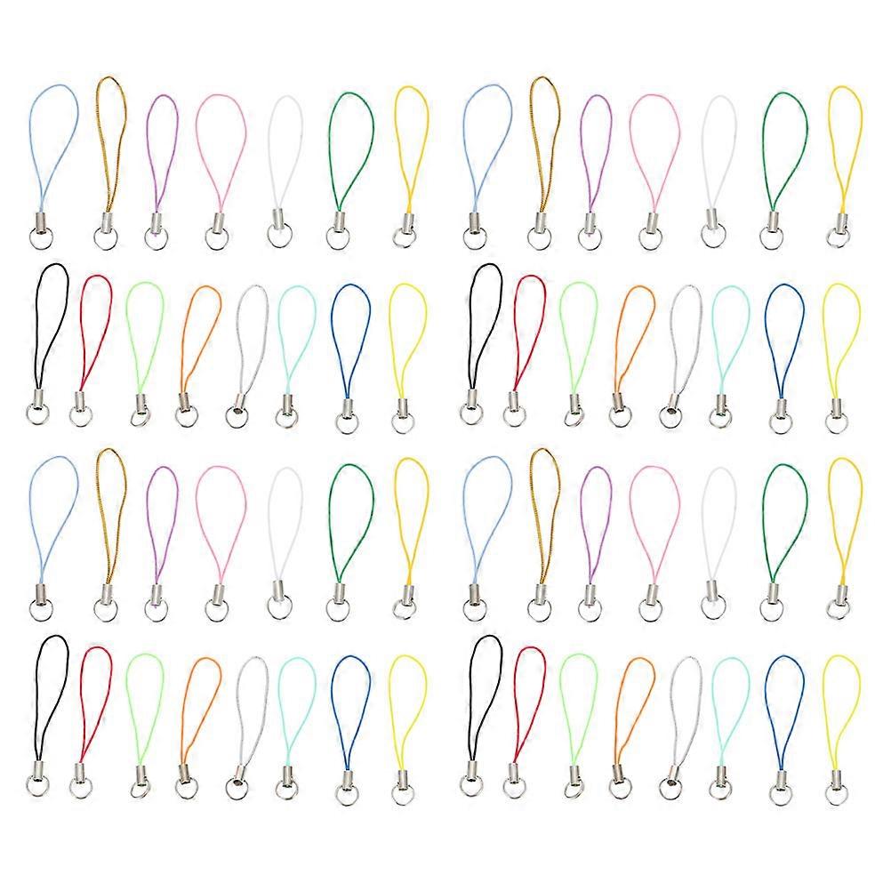 Mobile Phone Lanyards For Women Diy Phone Lanyards Keychain Straps 5X0.1X0.1CM 200Pcs