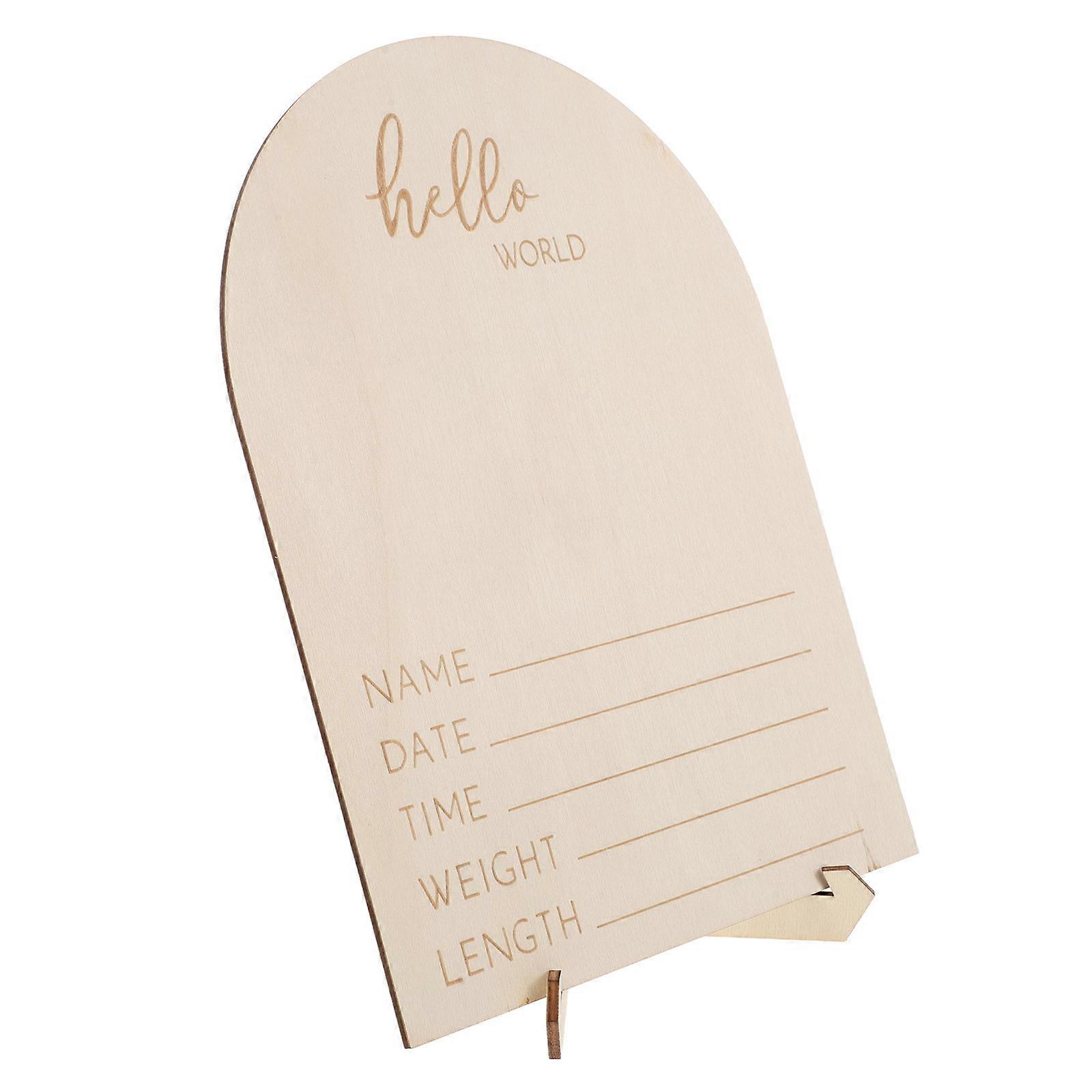 Newborn Picture Frame Wooden Picture Frame for Decoration 4Sets