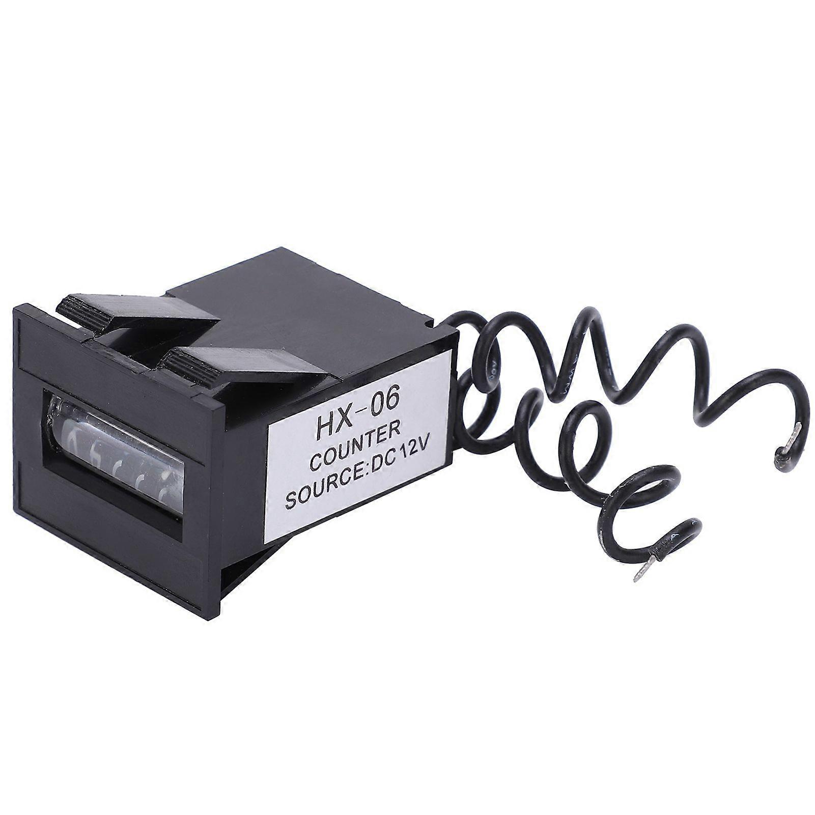 Electromagnetic Counter 6 Digits Electronic Industrial Totalizer with No Clear Function LY0612V