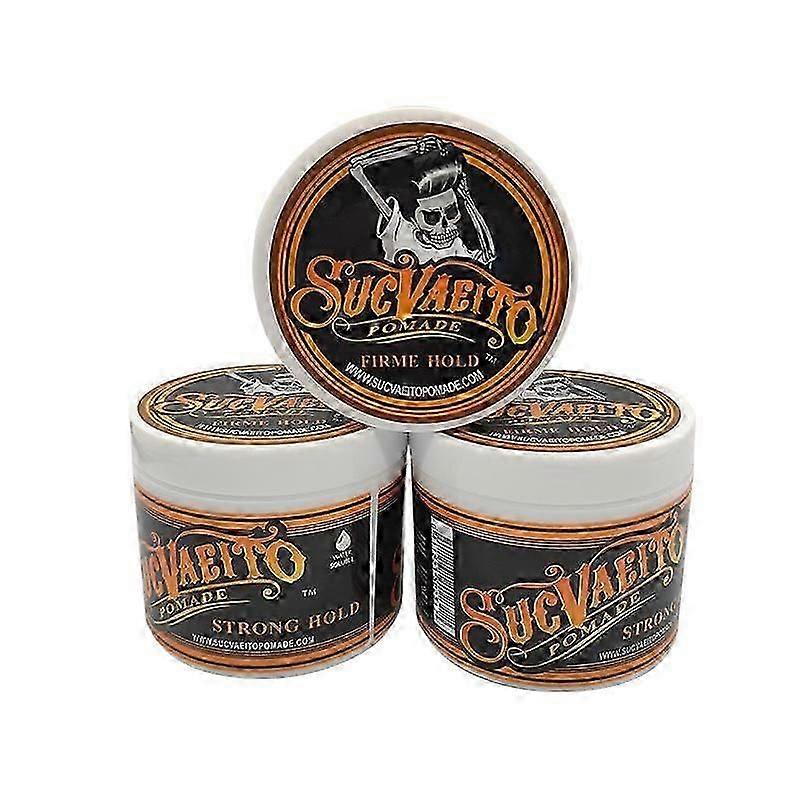 1-3X Suavecito Firme Strong Hold Pomade, Strong Hold Pomade For Men, 4oz/113g