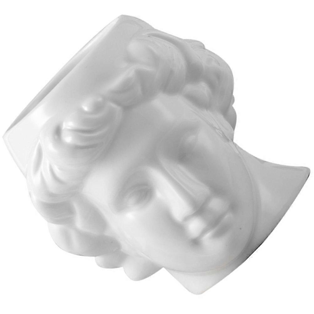 Coffee Drinking Mug Ceramic Milk Cup for Storage 1 Piece White