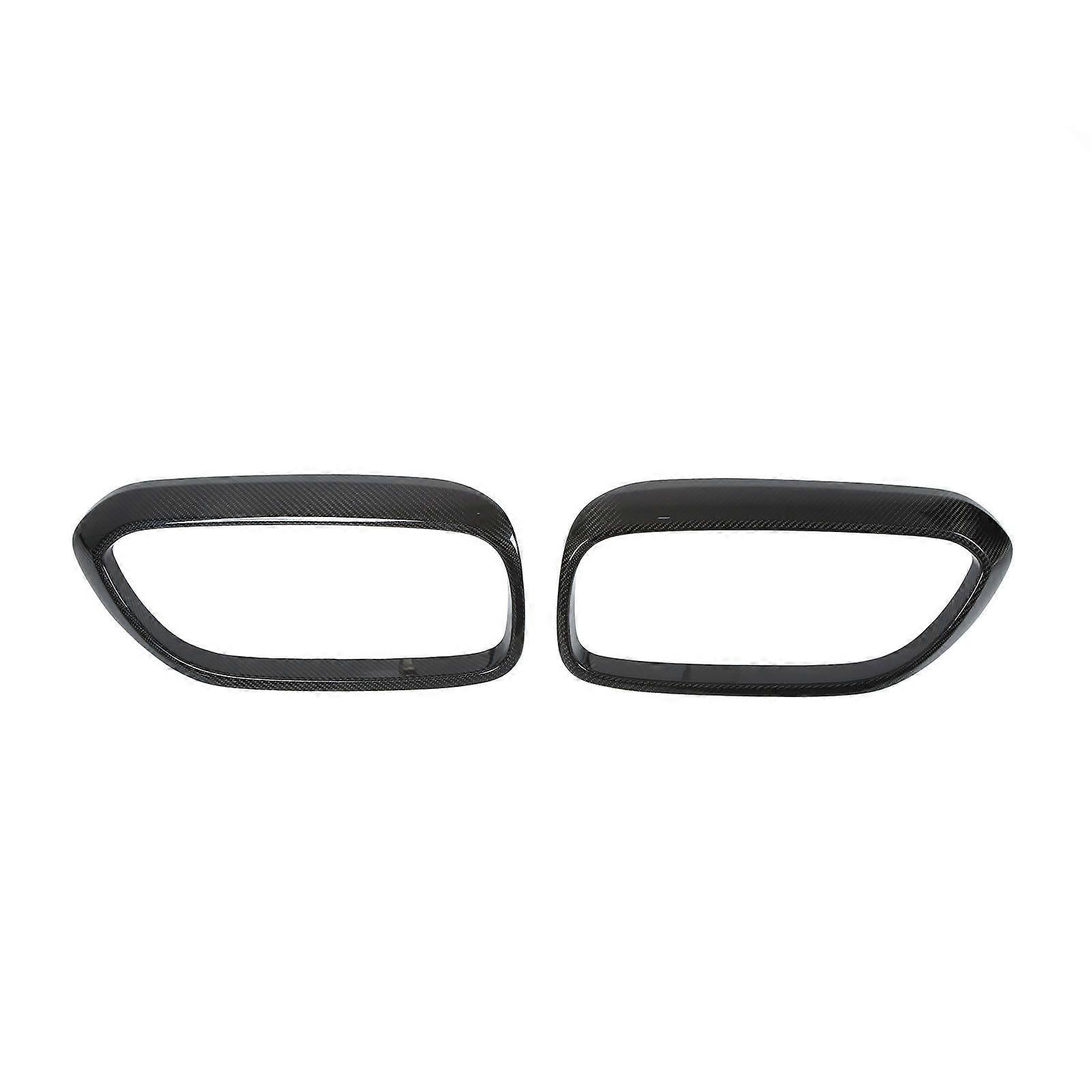 Front Grille Ring Trim Gloss Black Carbon Fiber Modification Replacement for M5 F90 20182021