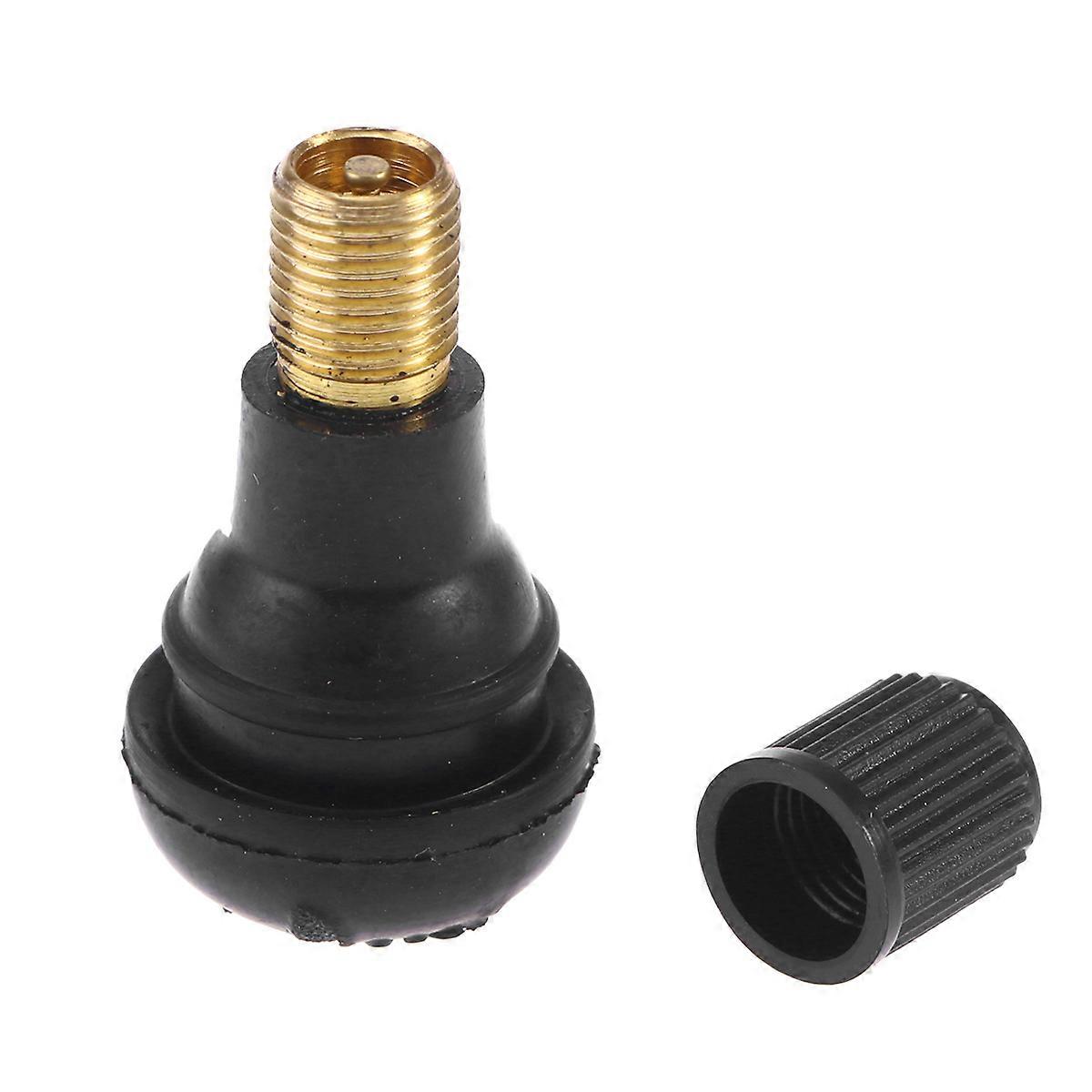 Rubber Black Tire Stems Tr-412 Snap-in Type for Tyre Use 24Pcs Set