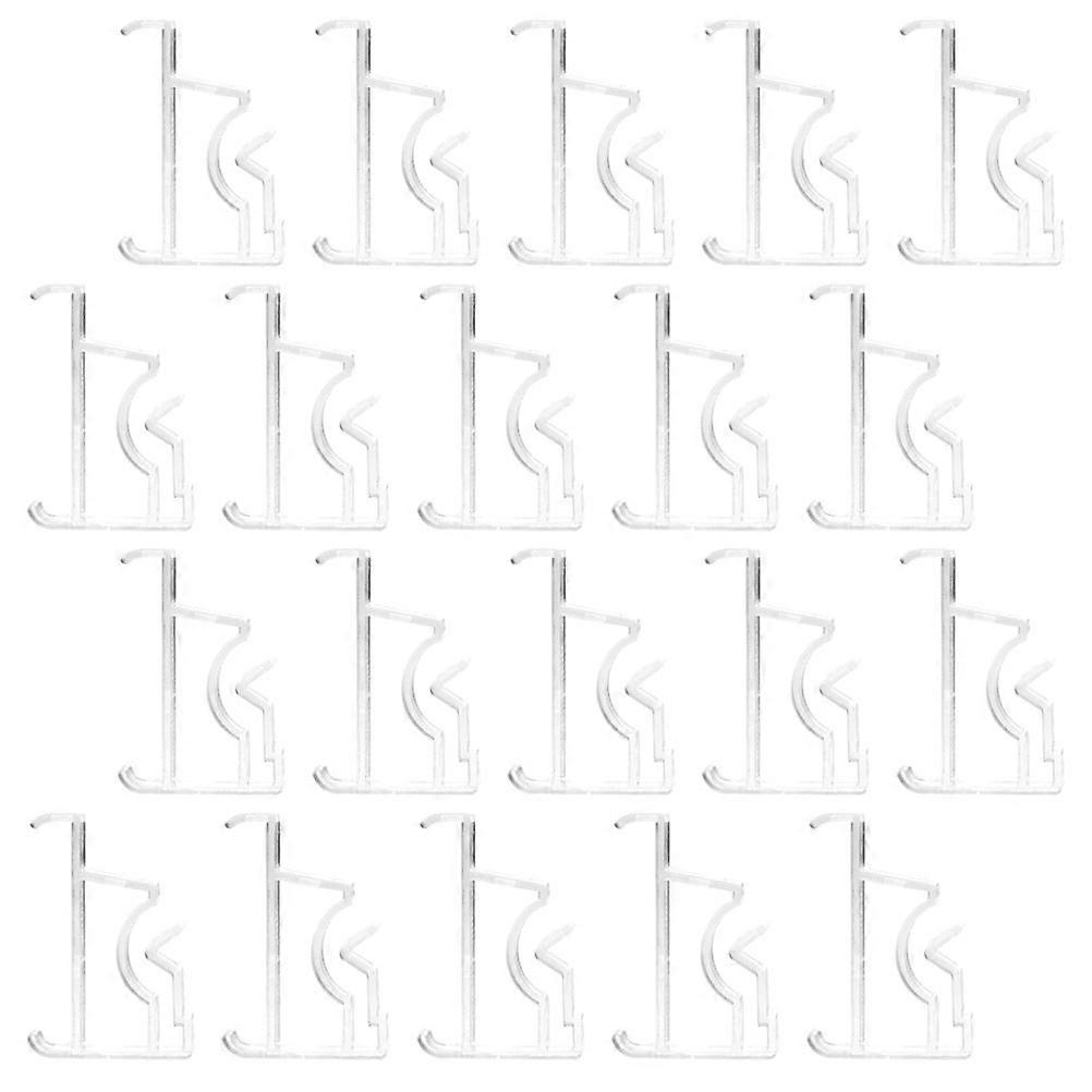 Clear Plastic Blind Clips for Valance Offering Hold 20Pcs