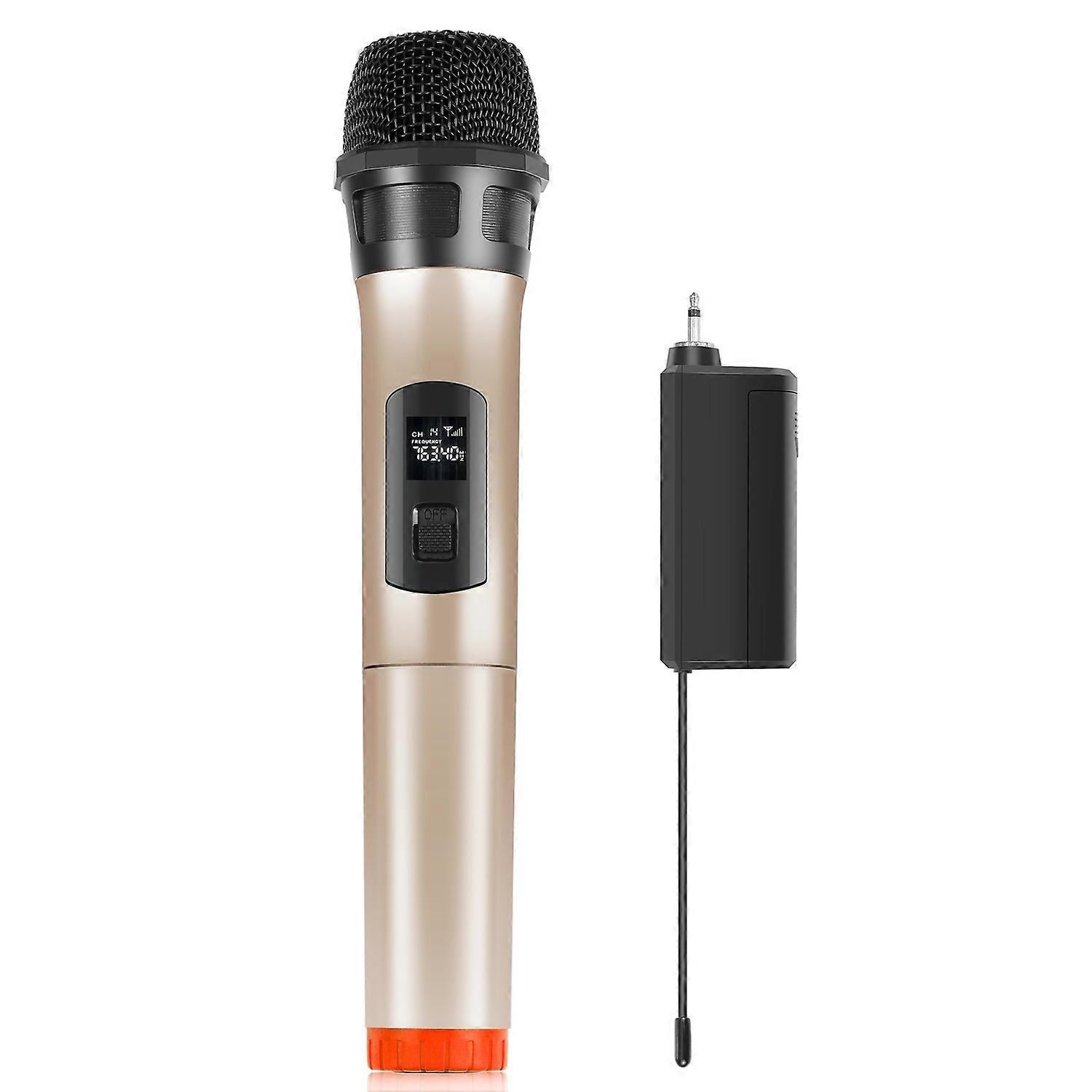 PULUZ PU628 UHF Wireless Dynamic Microphone with LED Display for Stage Performance/Speech/Church