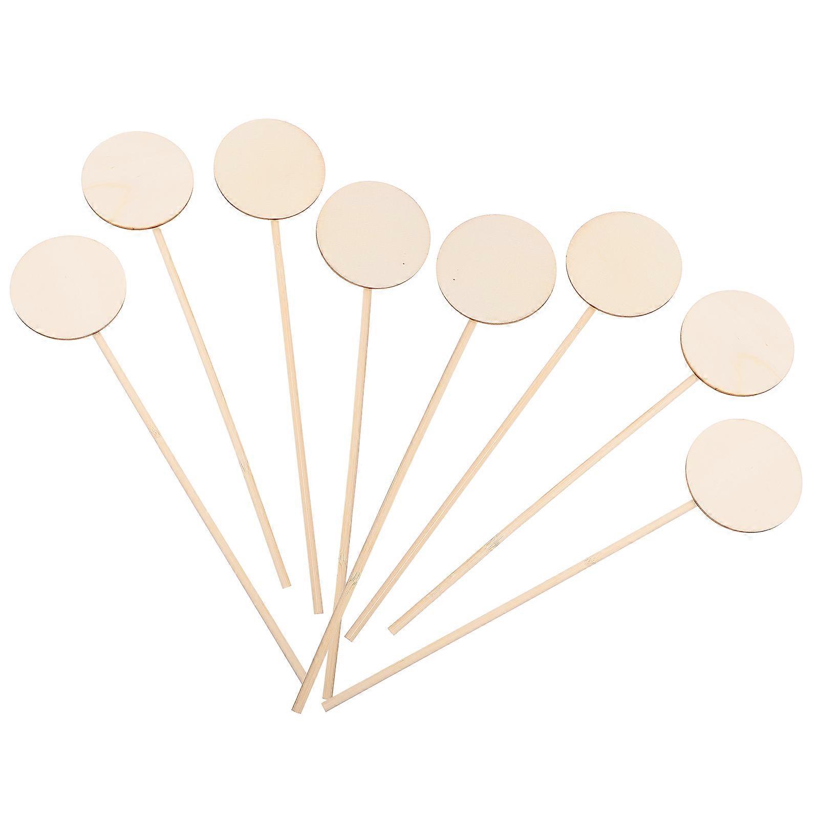 Toy Fairy Wands Wooden Fairy Wand Sticks Diy Handmade Painting for Kids Beige 10Pcs