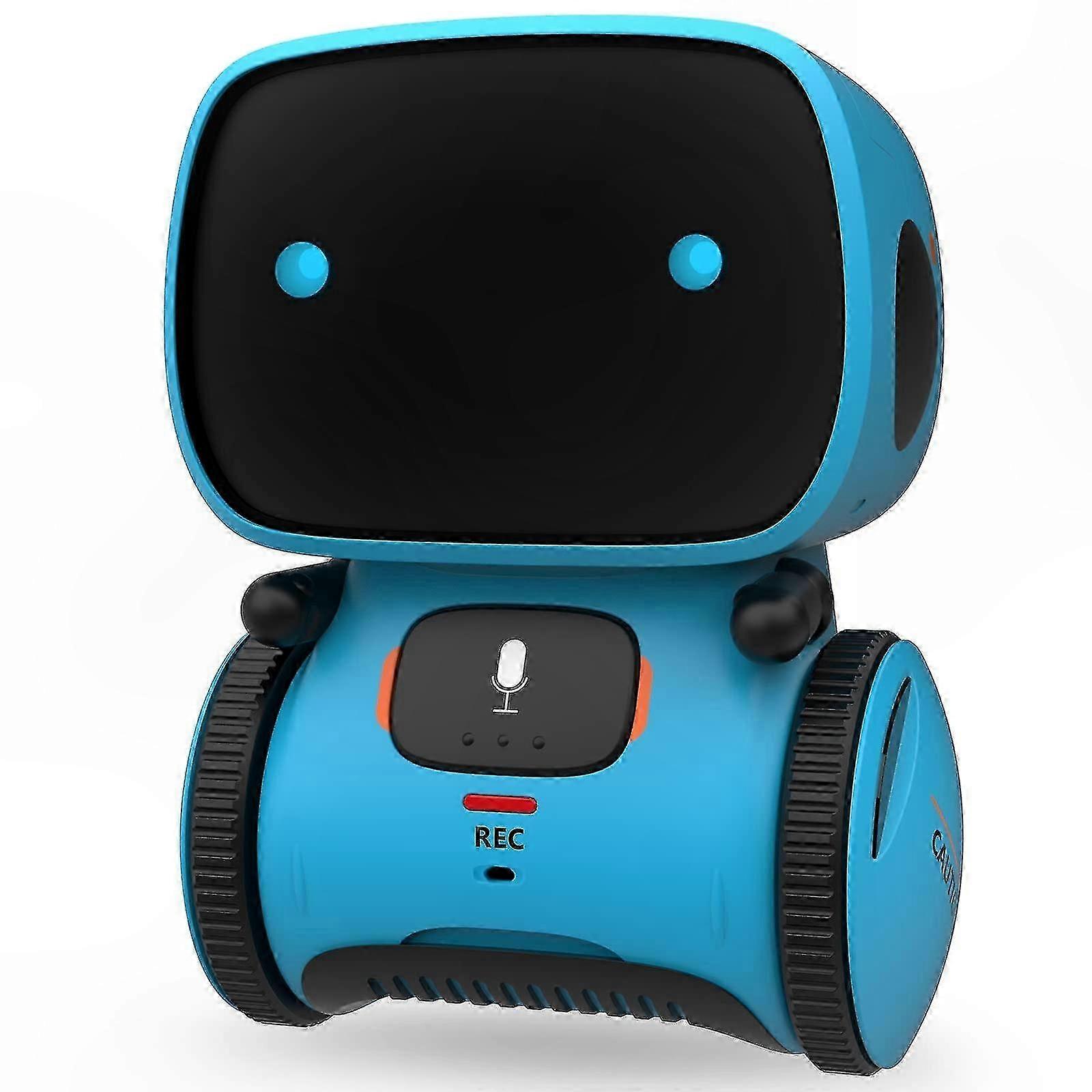 Interactive Talking Robot Toy with Voice Control and Touch Sensor, Perfect Gift for Kids