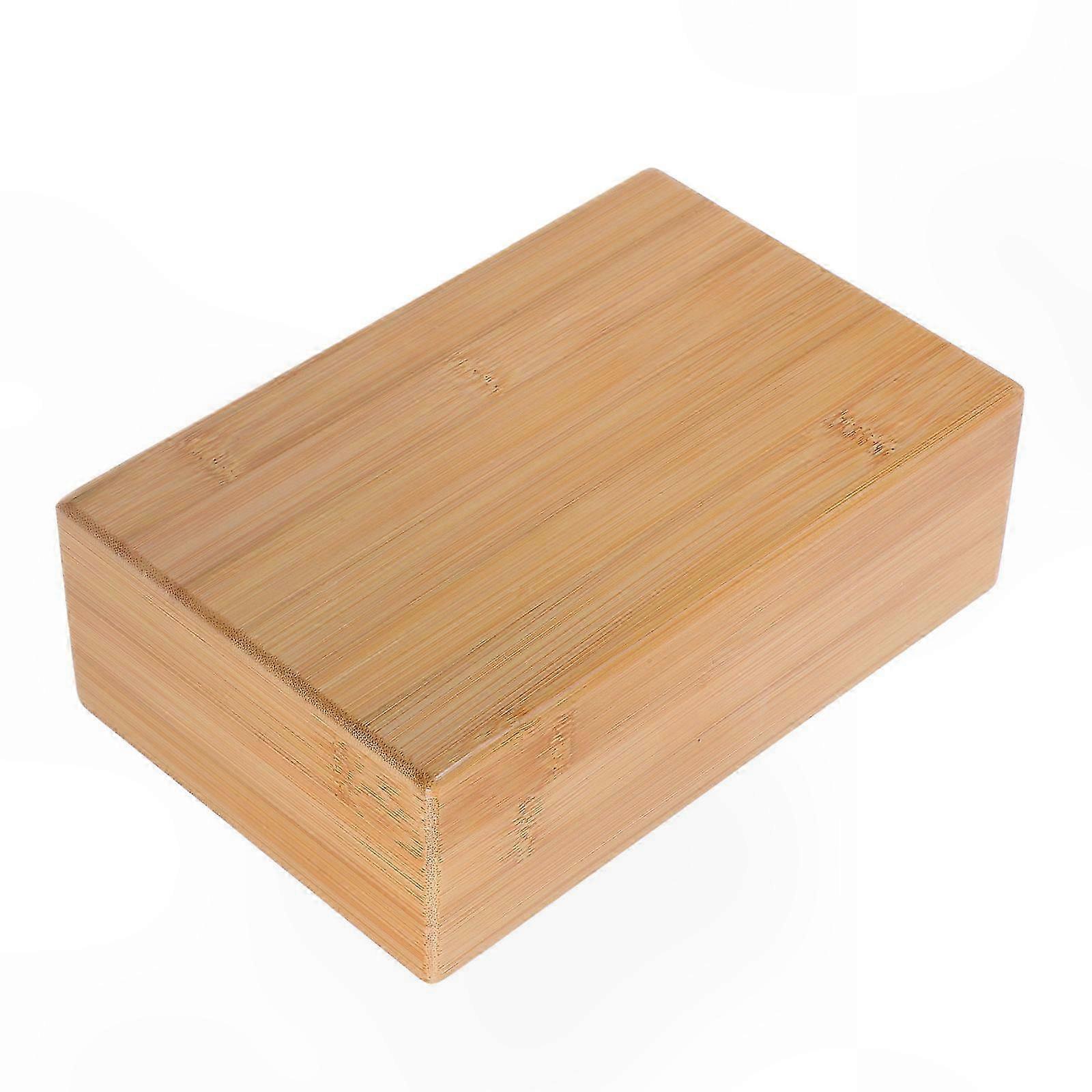 Natural Brick Yoga Block for Home Fitness - Smooth, Durable, Portable, Safe for All Levels