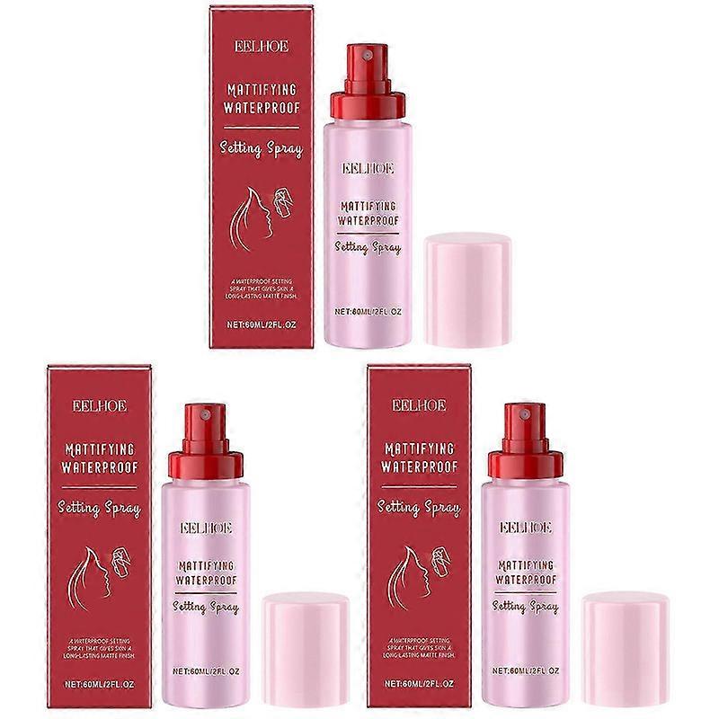 Powder Melting Glass Setting Spray Mattifying Waterproof Setting Spray Ultra-Smooth Finish Setting Mist