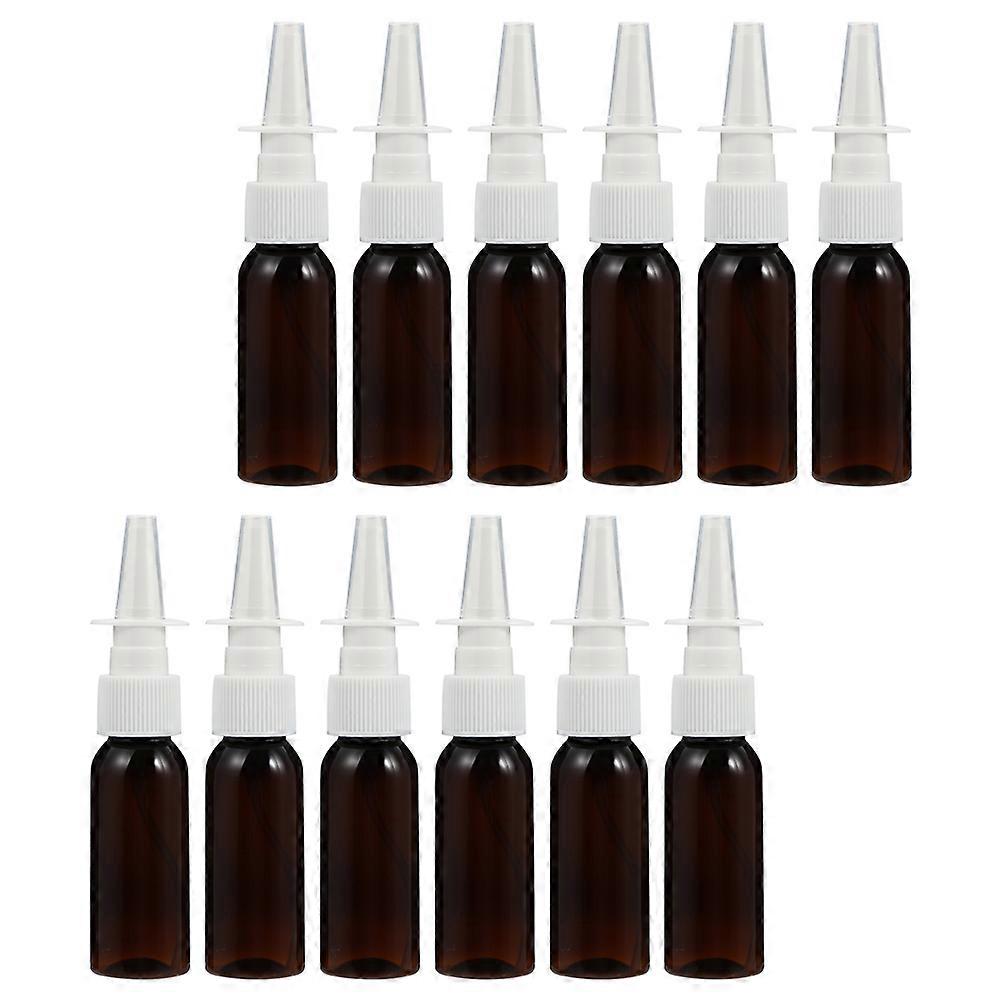 Convenient Spray Bottles Pet Material for Storage Nasal Spray 12Pcs Set