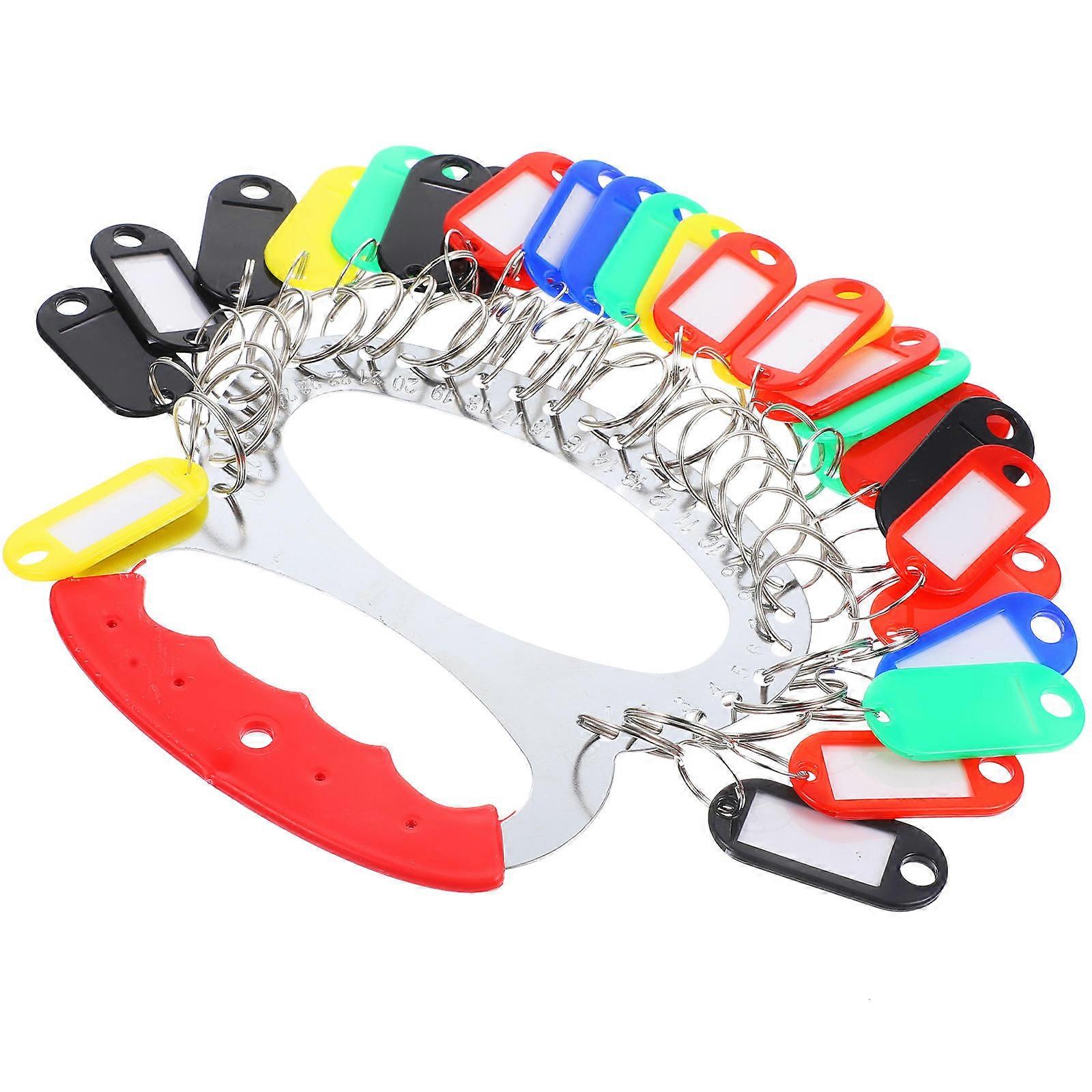 Key Storage Plate Multi-Functional Key Tags for Storage 1Set Iron Plastic