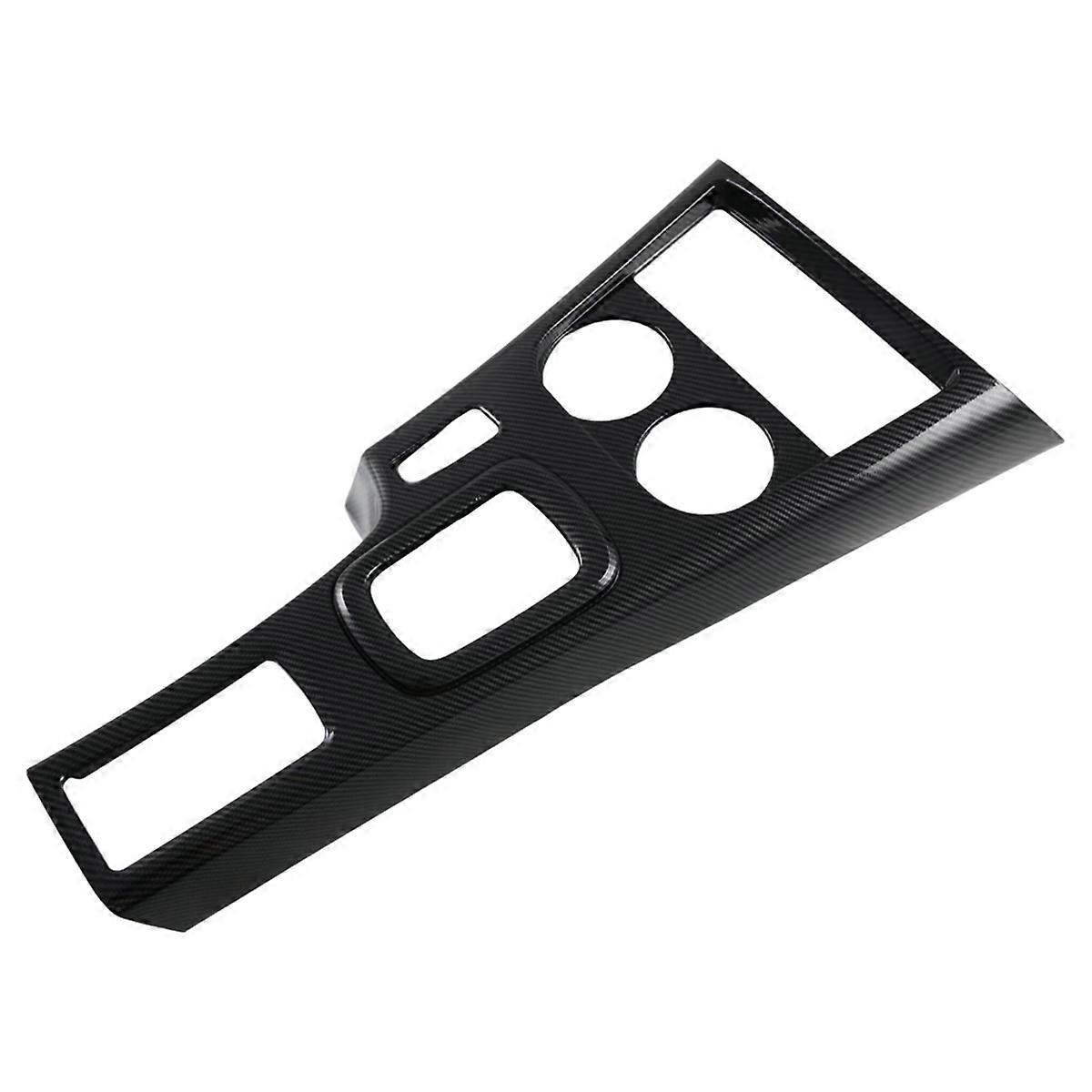 ABS Carbon Fiber Car Center Console Gear Shift Panel Cover