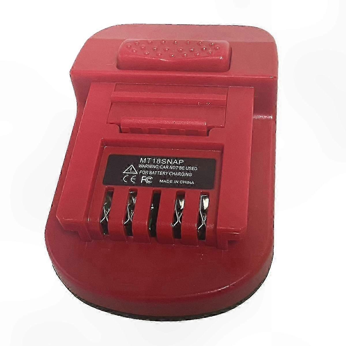 Adapter Converter for 18V Lithium Batteries Compatible with Cordless Power Tools