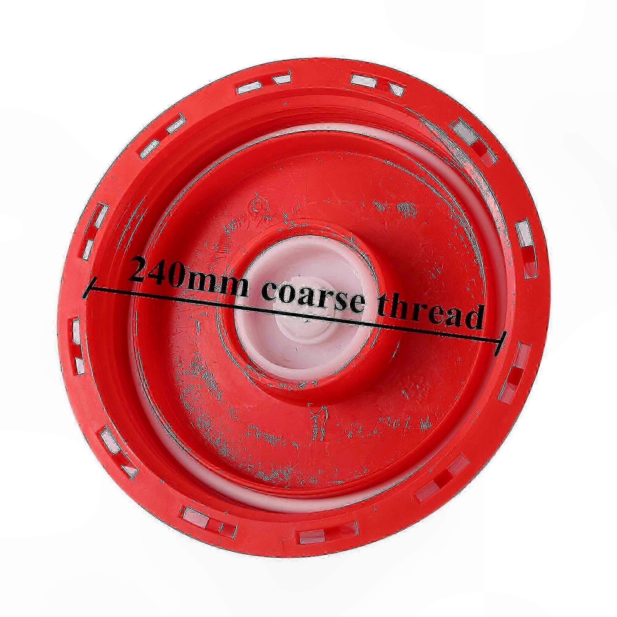 Durable Tank Lid with Dual Openings - 100mm, 163mm, 240mm Threaded Caps - Protective Cover for 1000L Storage Units