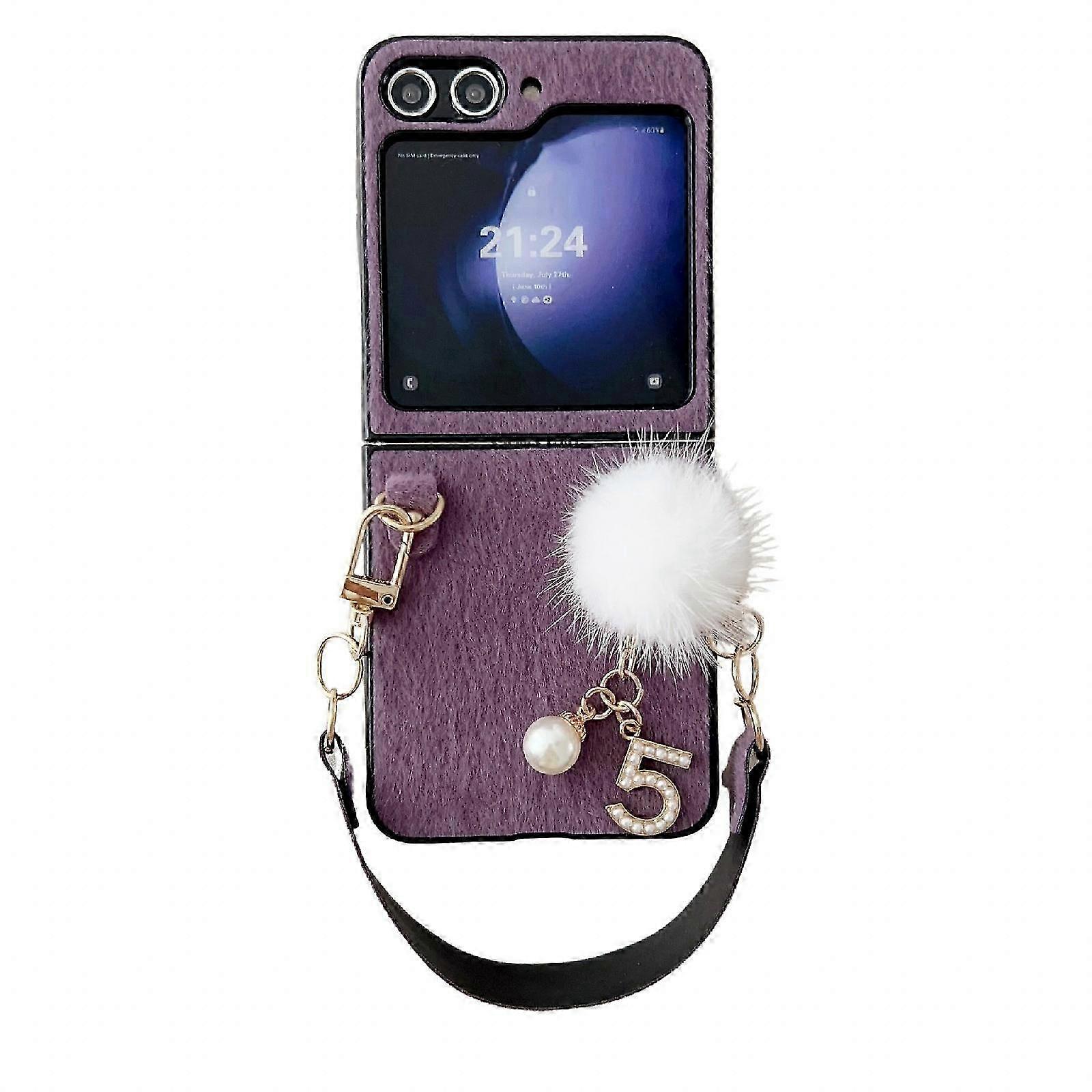 Plush Full Coverage Phone Case with Strap 2025