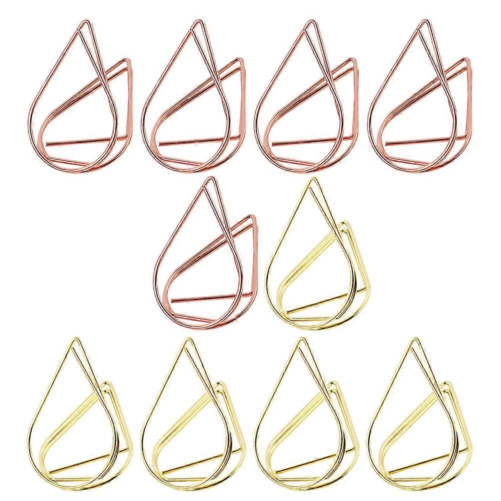 Table Card Holder Stand Metal Clips for Party Memo with 50Pcs