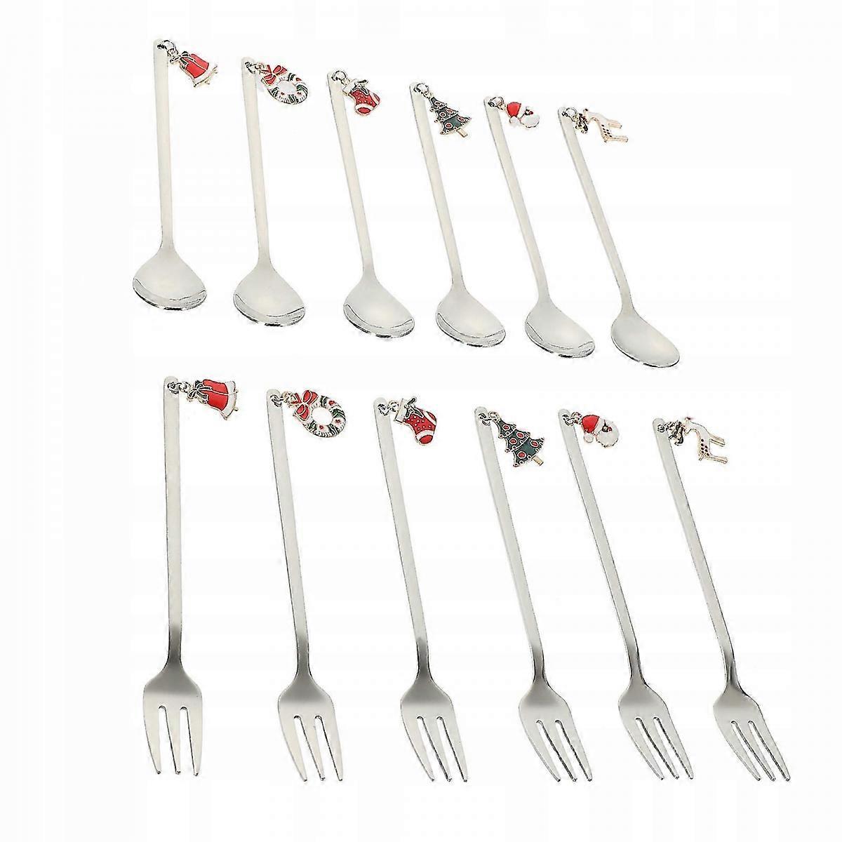 Christmas Cutlery Set For Tableware Kitchen Utensils