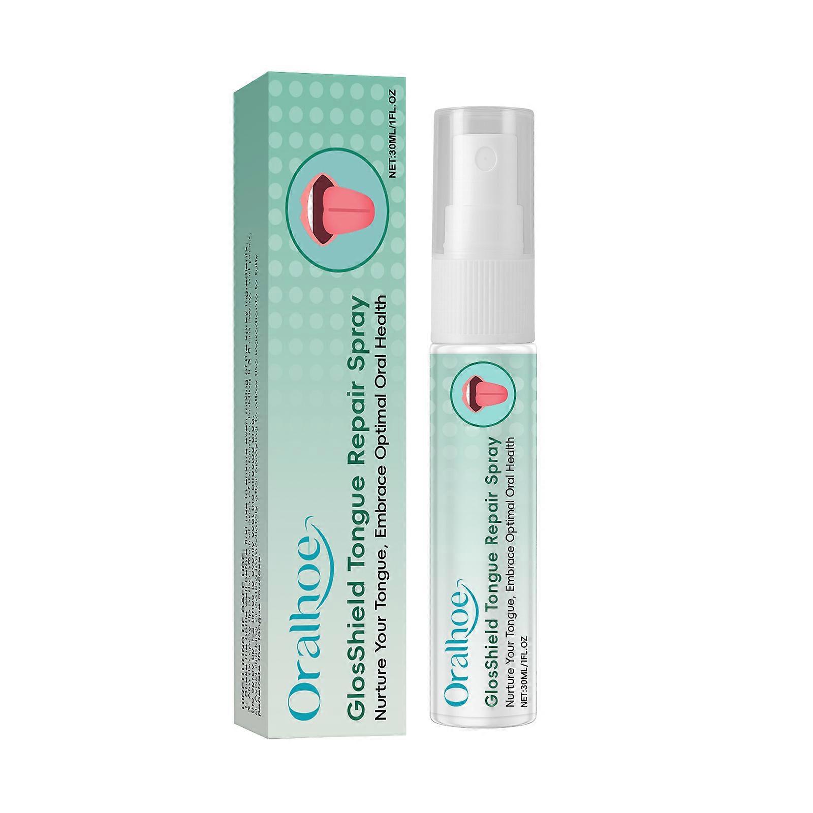 Oralhoe Tongue Care Spray Soothes The Mouth And Freshens Breath. Portable Design, Easy To Spray Daily Care Spray