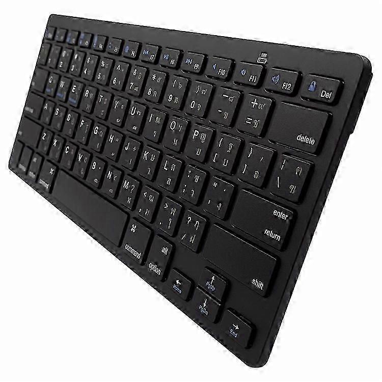 [Thai Version] X5 Noiseless 78-Key Ultra Thin Wireless Bluetooth Keyboard Compatible For iPad iPhone