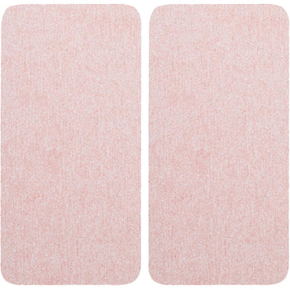 Versatile Soap Dish 4Pcs Rectangular Water Drying Soap Holder Pink 16x8cm Absorb Excess Moisture Bathroom Use