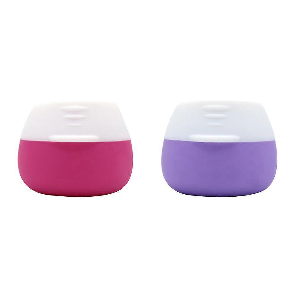 Travel Containers for Creams Silicone Cream Bottle for Storage 4Pcs 20ml Assorted Color