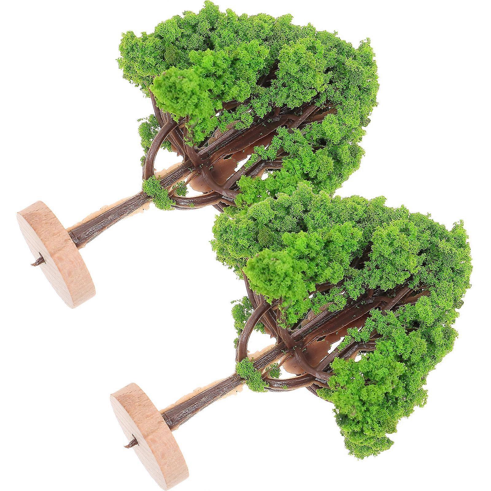 Miniature Landscape Trees Model Mini Scenery Trees for Decoration 10Pcs