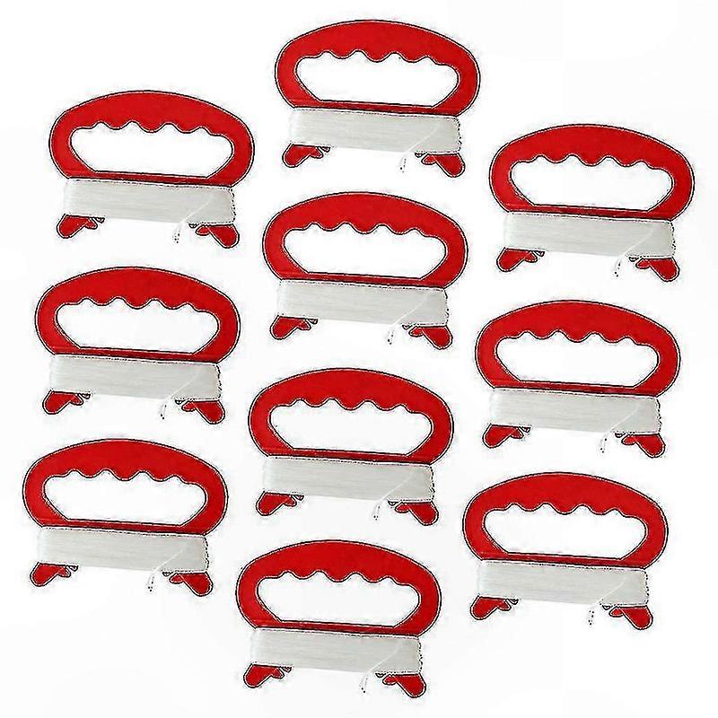 D-Shape Kite Spool Handle with 30m String, 10-Pack Kite Line for Outdoor Fun