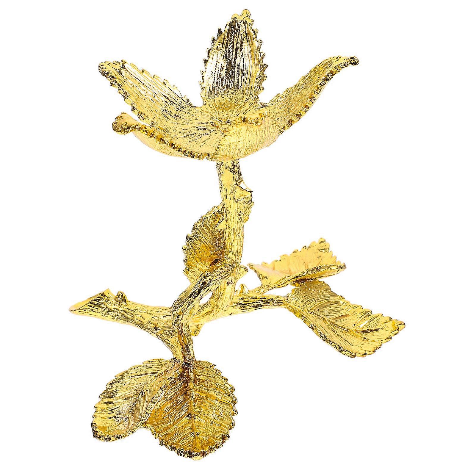 Display Stand For Crystal Balls 5Pcs Golden Color Simple Design For Home And Family Decoration Use