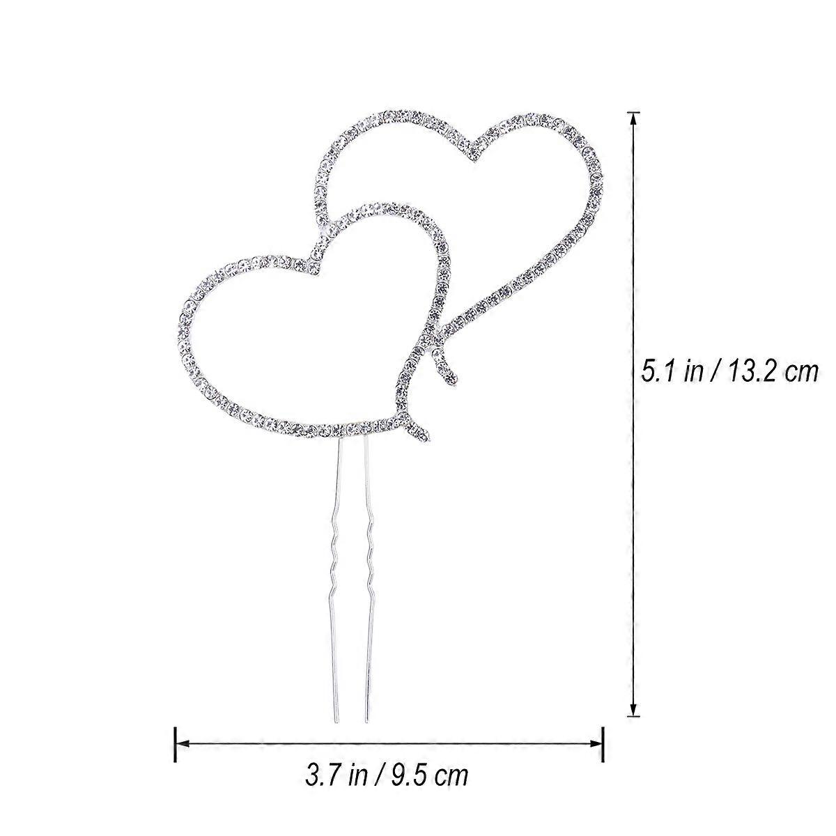 Anniversary Cake Topper Heart Shape for Special Occasion